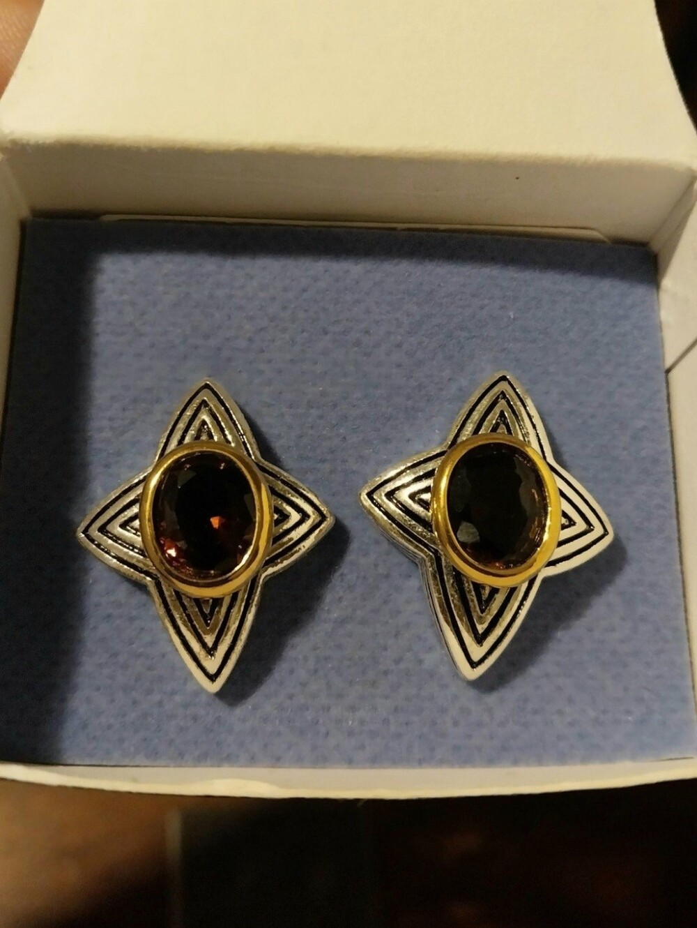 Vintage AVON Starburst Stud Earrings